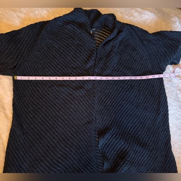 EILEEN FISHER Women’s Merino Wool Open Cardigan - Picture 8 of 9